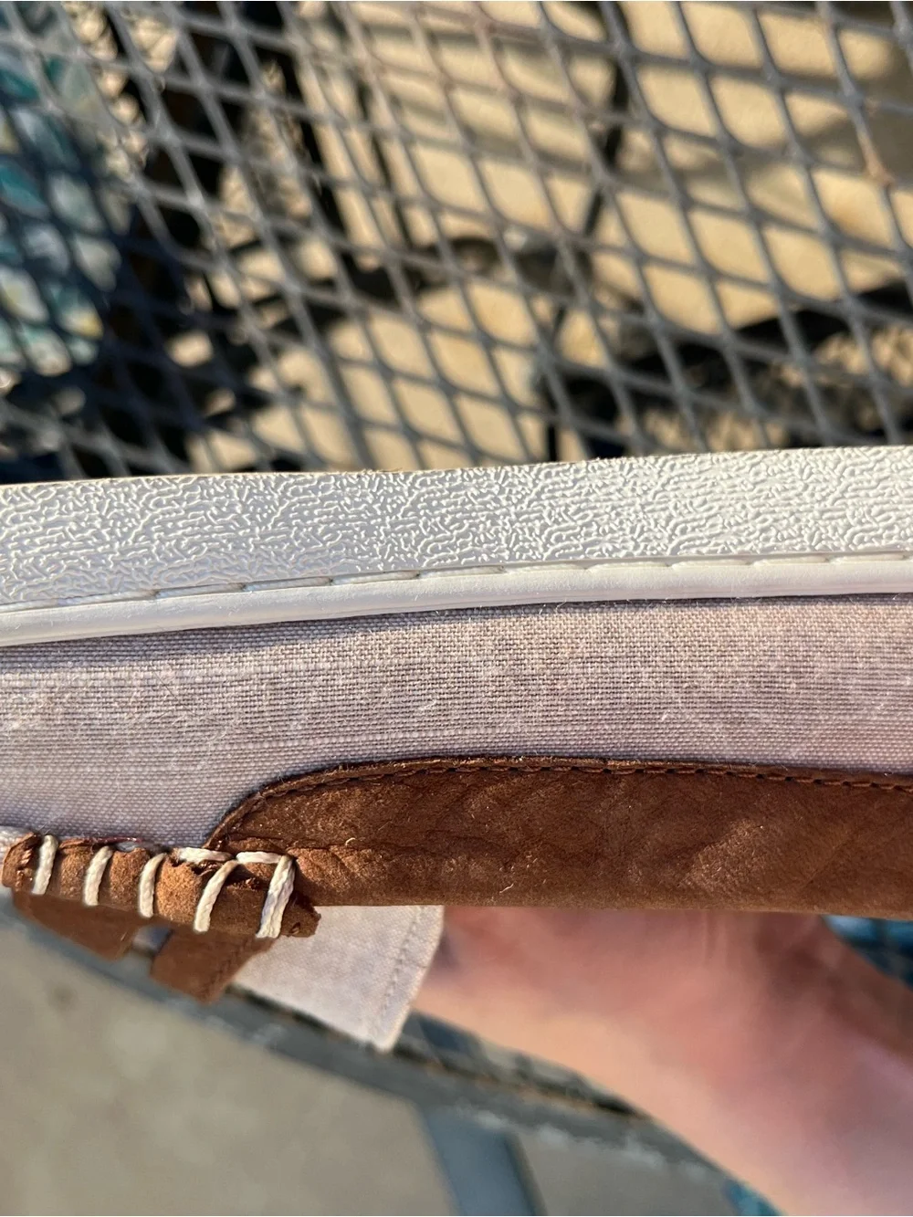 Cole Haan Canvas/Leather Loafers
